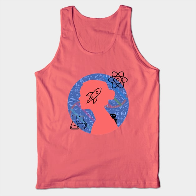 Woman in science Tank Top by notthatparker